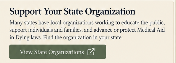Support Your State Organization — view state organizations